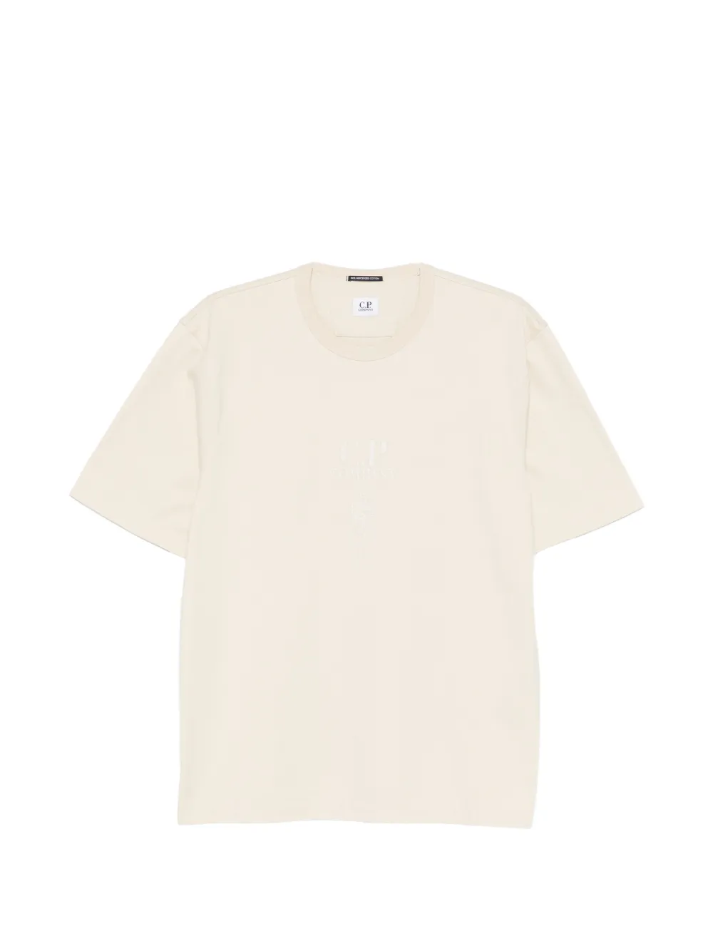 C.P. Company T-shirt con ricamo - Toni neutri