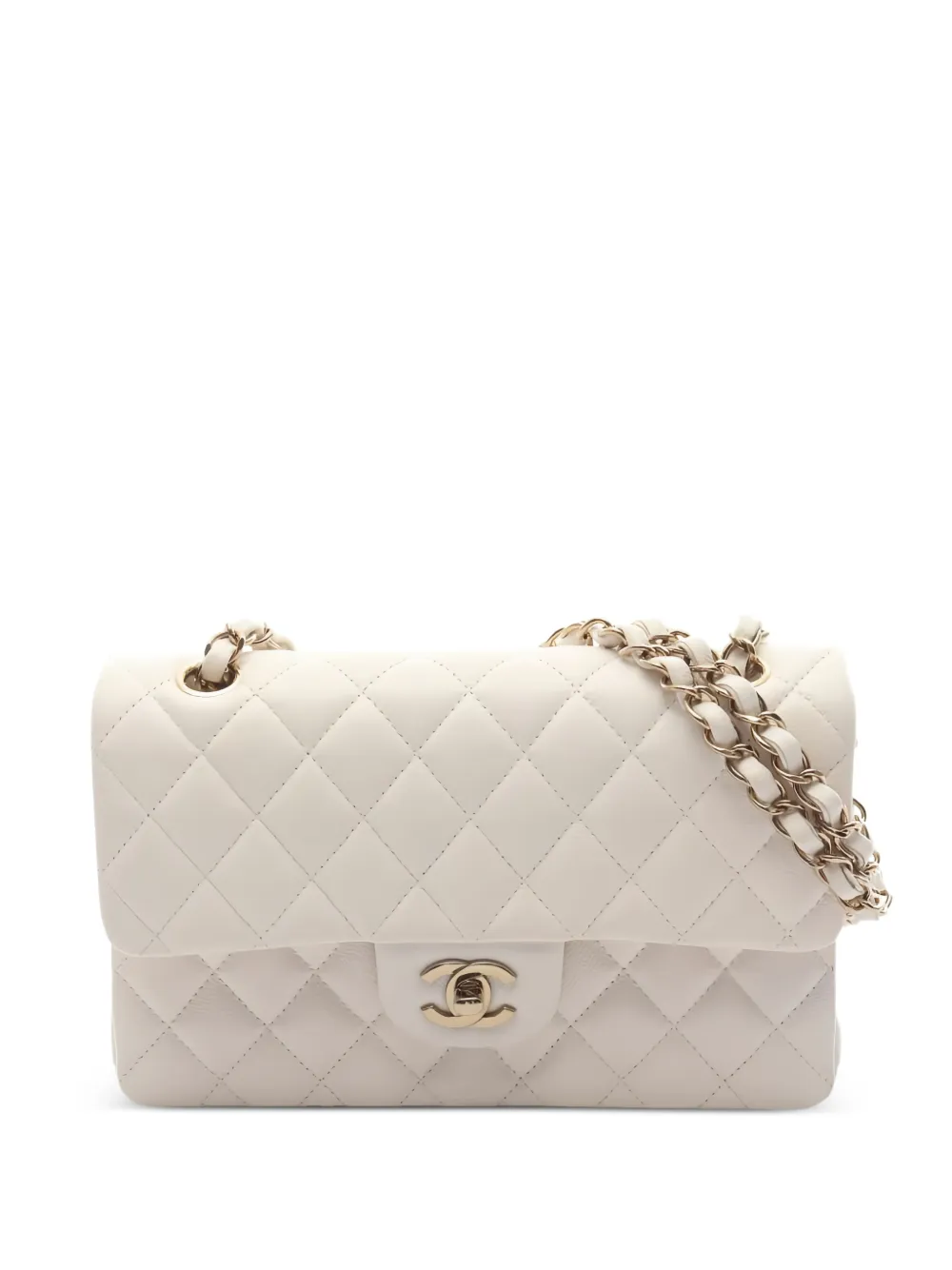 CHANEL Pre-Owned 2021 Matelasse W-flap chain-strap shoulder bag - Toni neutri