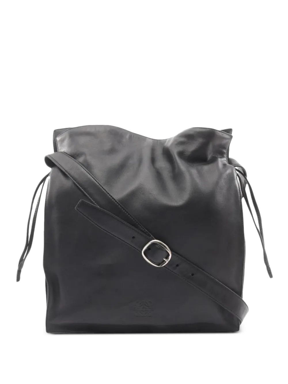 Loewe Pre-Owned 2000s Flamenco leather shoulder bag - Nero