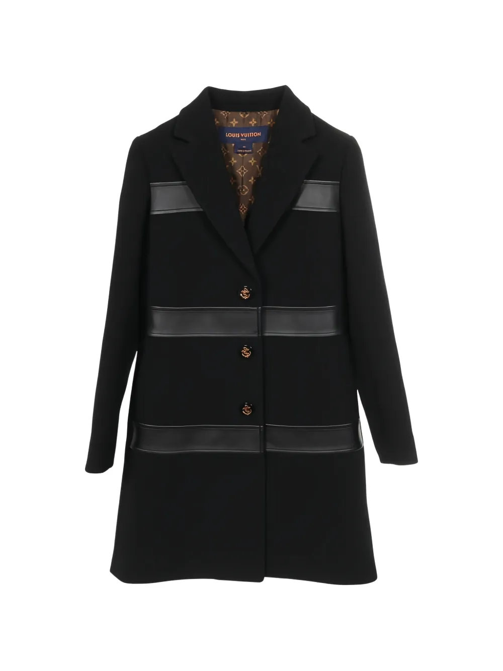 Louis Vuitton Pre-Owned Cappotto Chester anni 2010 - Nero