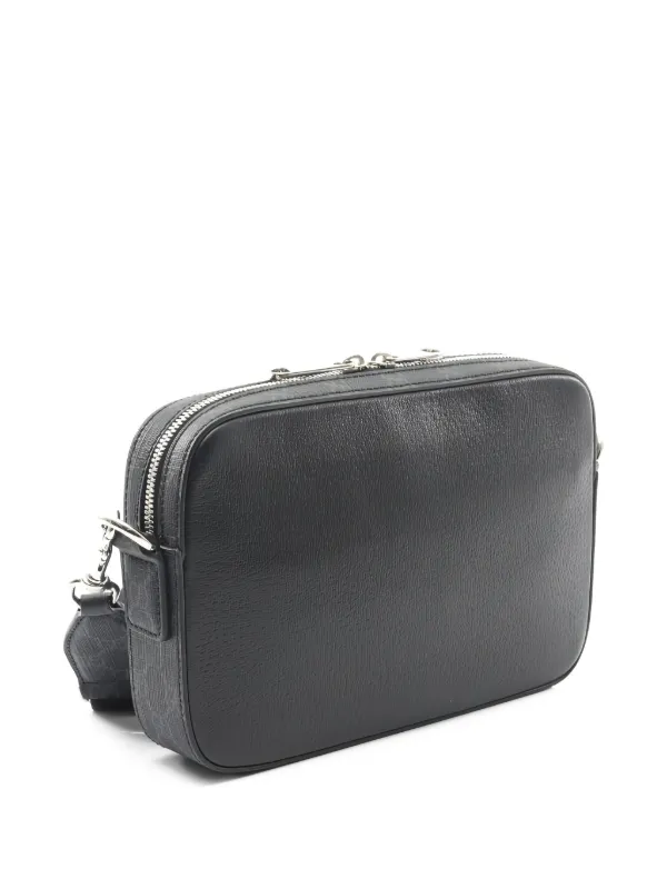 Gucci Pre-Owned 2020s GGパターン メッセンジャーバッグ | ブラック