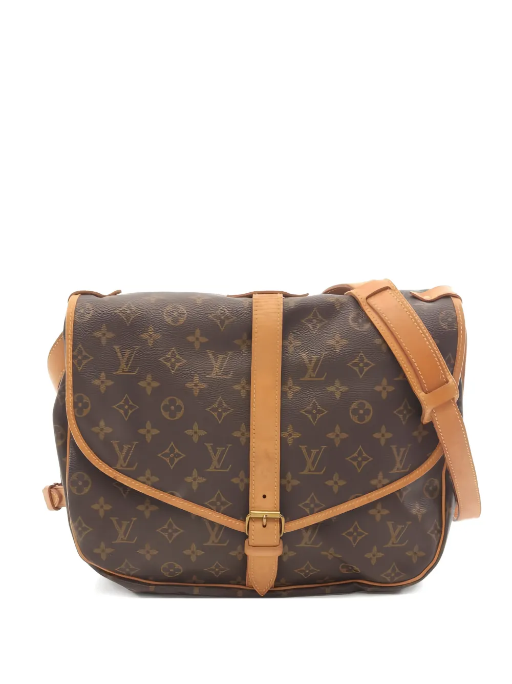 Louis Vuitton Pre-Owned 1992 35 Saumur monogram shoulder bag - Marrone
