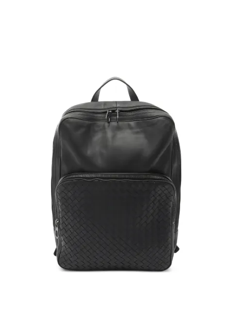 Bottega Veneta Pre-Owned intrecciato-leather-detail backpack