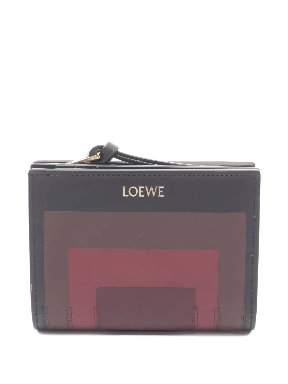 Loewe Pre-Owned x Albers 2020s bi-fold leather wallet - Nero