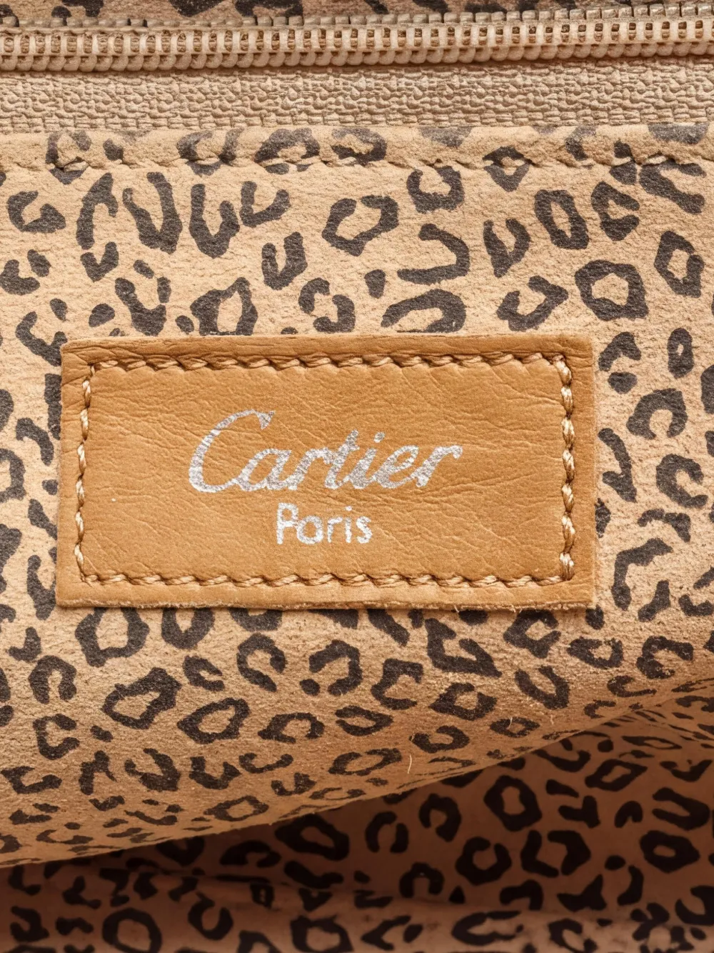 Cartier 2000s レザーハンドバッグ | ニュートラル | FARFETCH JP
