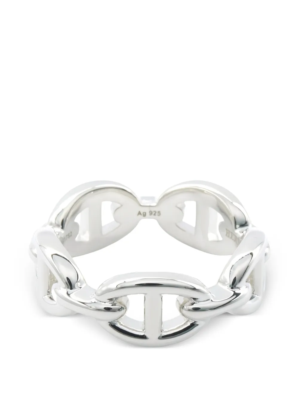 Hermès Pre-Owned 2010s Chaîne d'Ancre ring - Argento