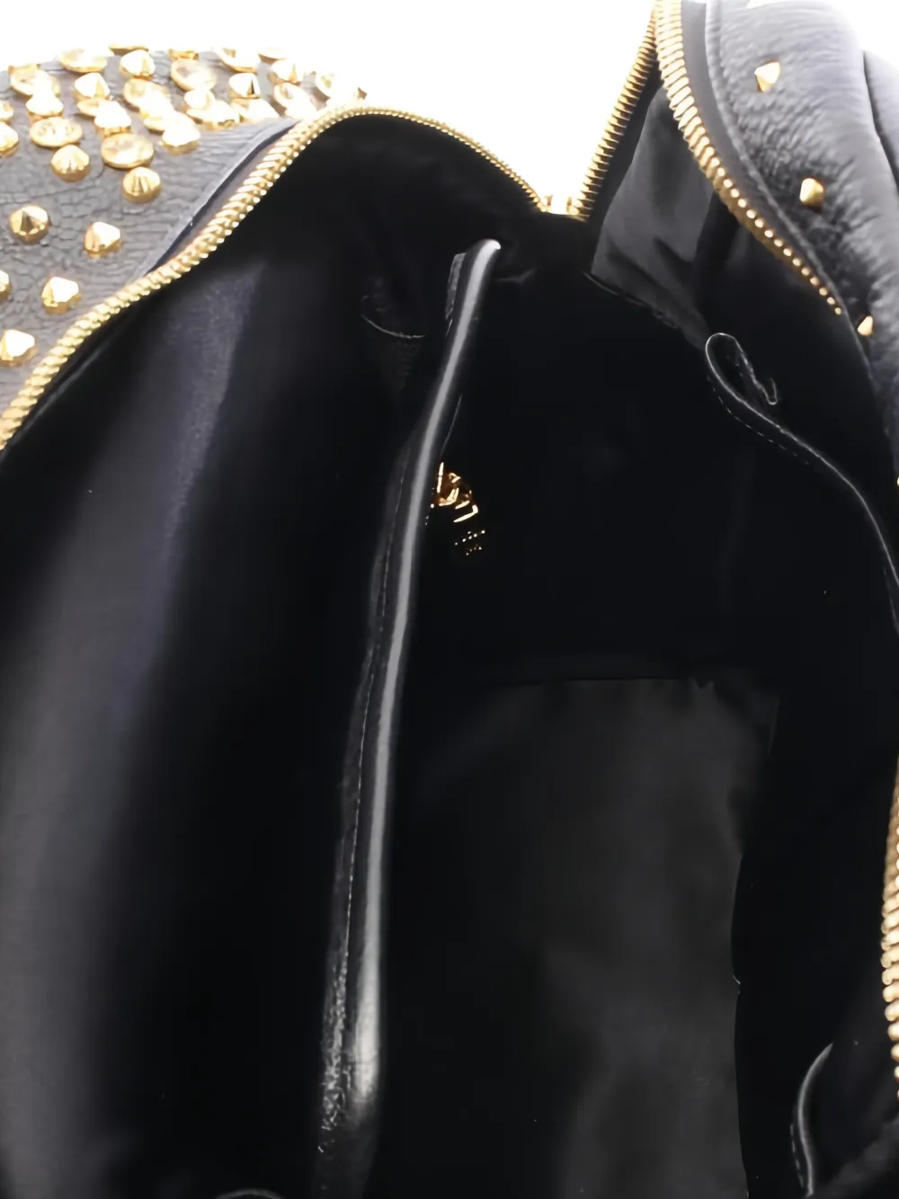  Mcm Pre-owned Studded Top-handle Backpack - Black 
