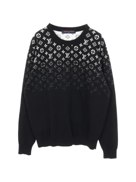 Louis Vuitton Pre-Owned gradient knit crew-neck sweatshirt