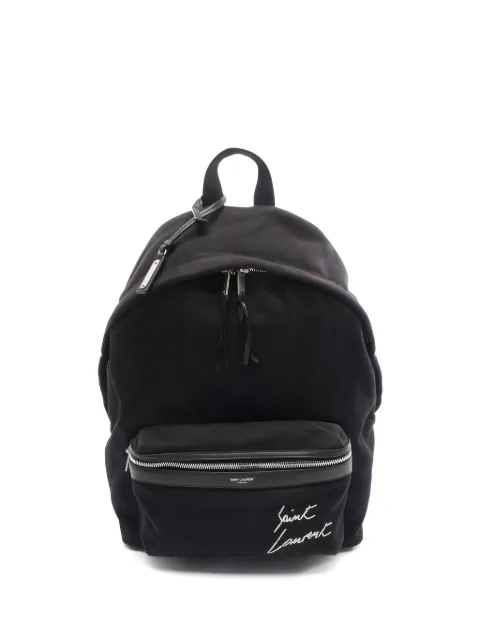 Saint Laurent Pre-Owned Zaino con ricamo anni 2000