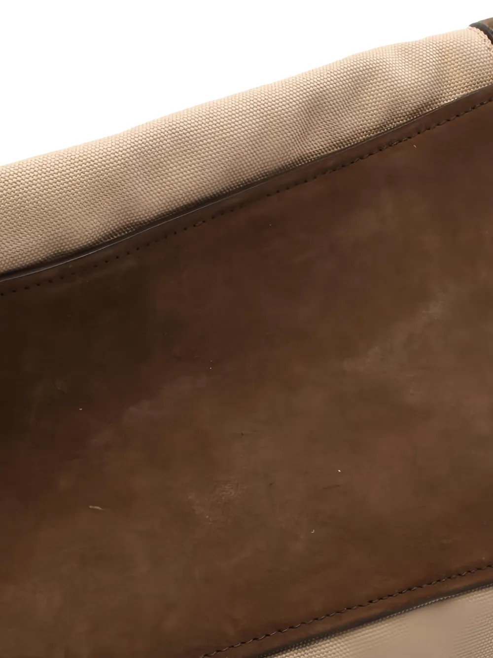 Canvas Suede Tote Bag