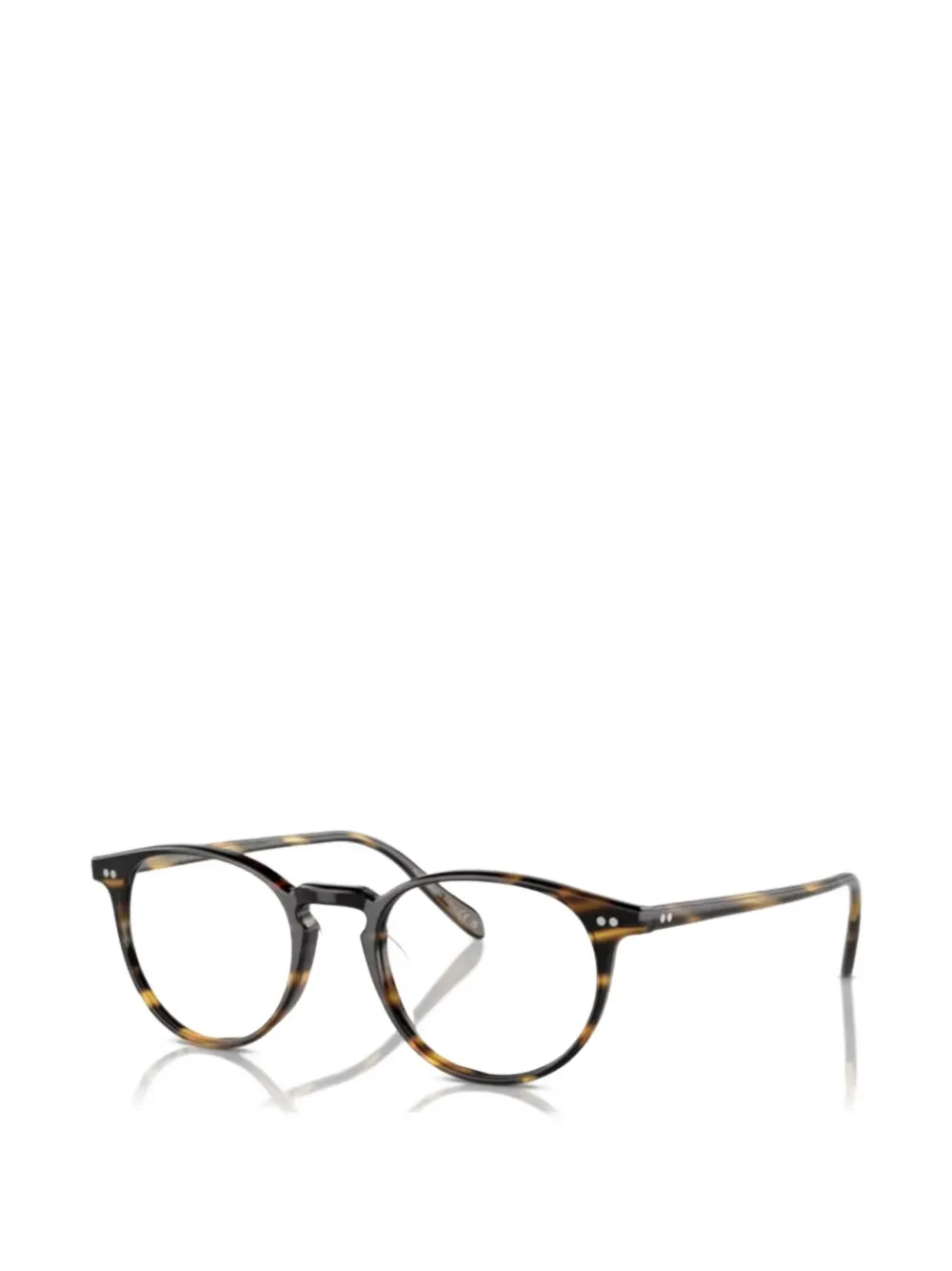 Oliver Peoples round glasses - Marrone