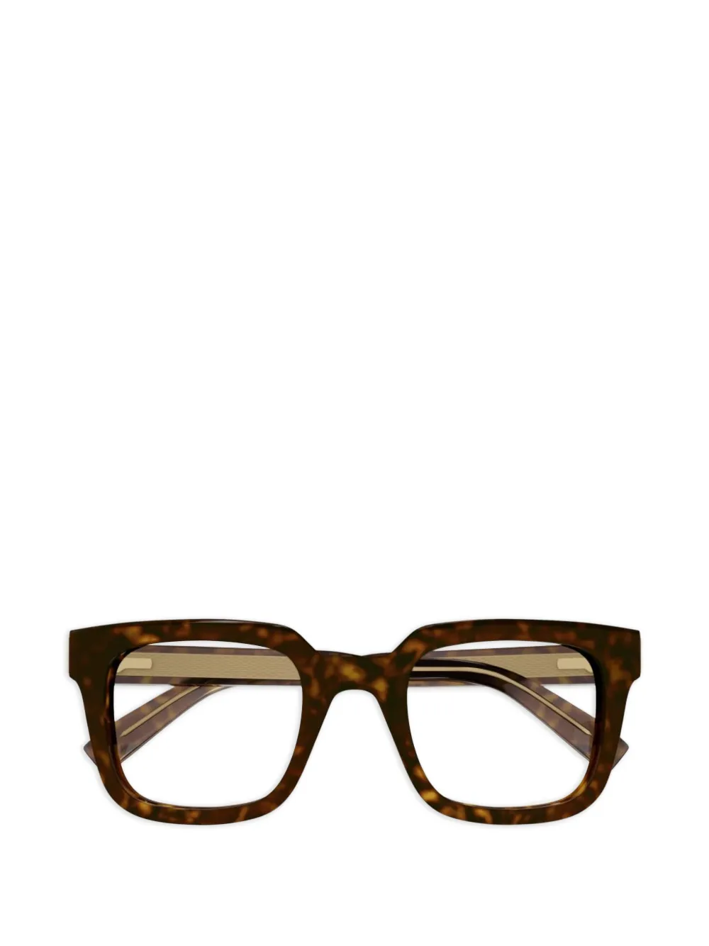 Dunhill havana square-frame sunglasses - Marrone