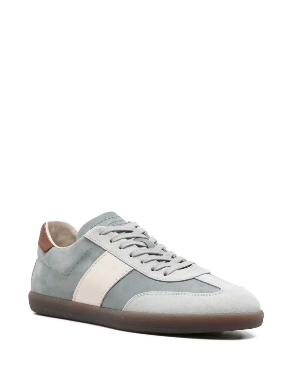 Tod's Tabs panelled suede sneakers Grijs