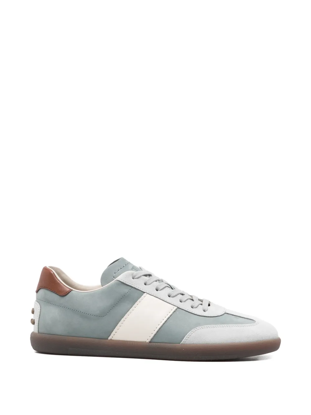 Tod's Tabs panelled suede sneakers Grijs