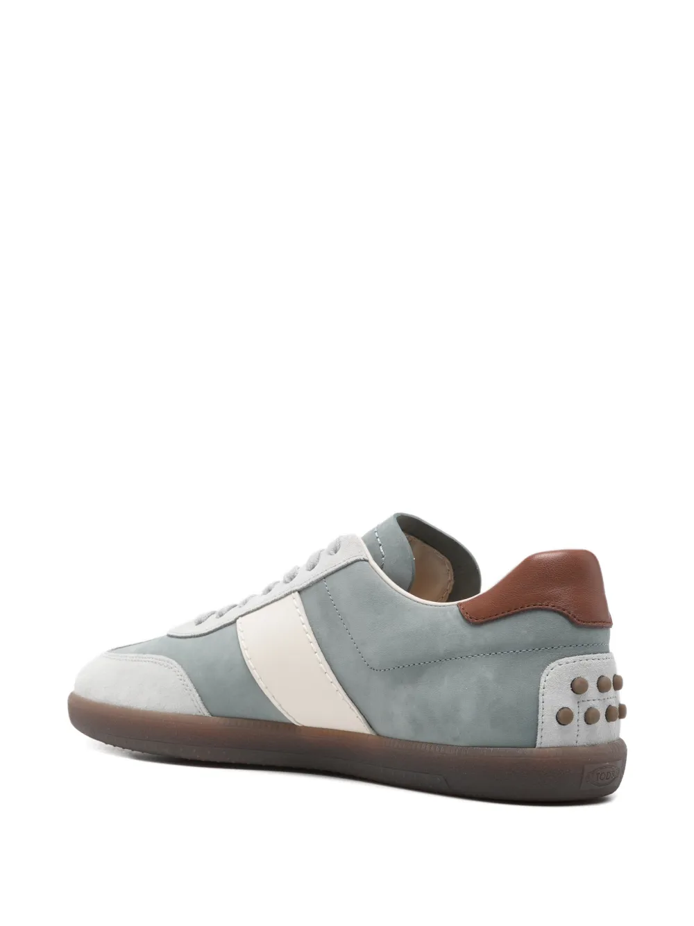 Tod's Tabs panelled suede sneakers Grijs