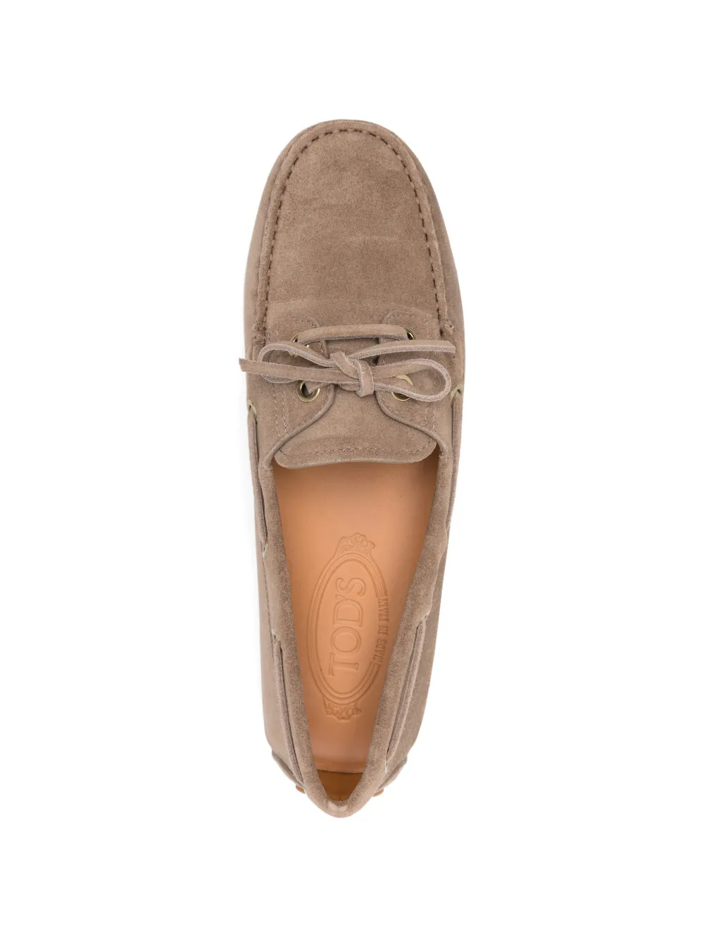 Tod's Gommino eyelet-detail loafers Bruin