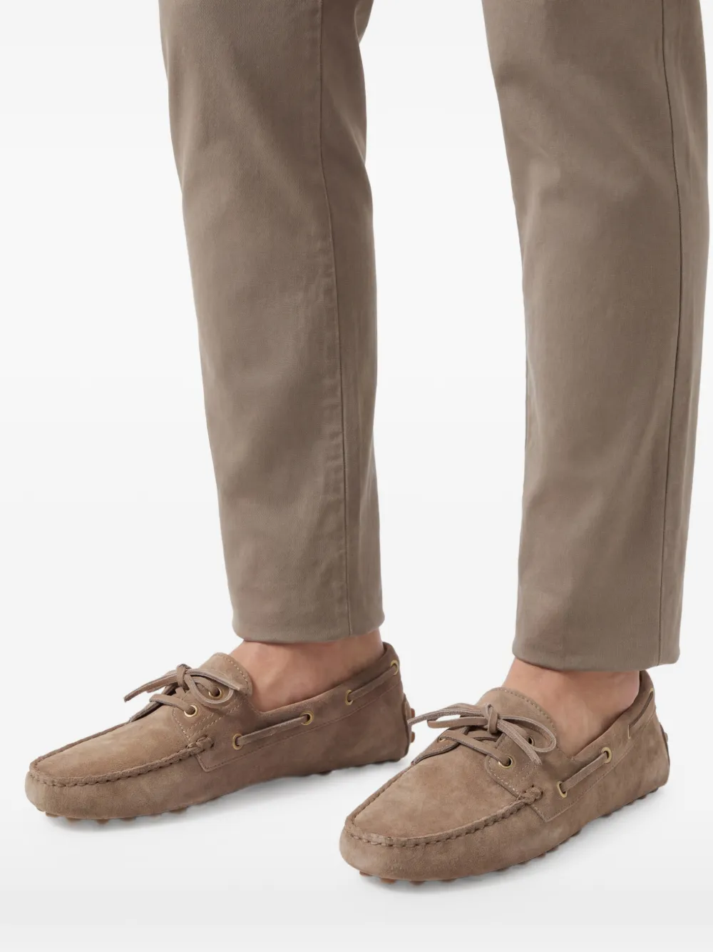 Tod's Gommino loafers met ringlets Beige