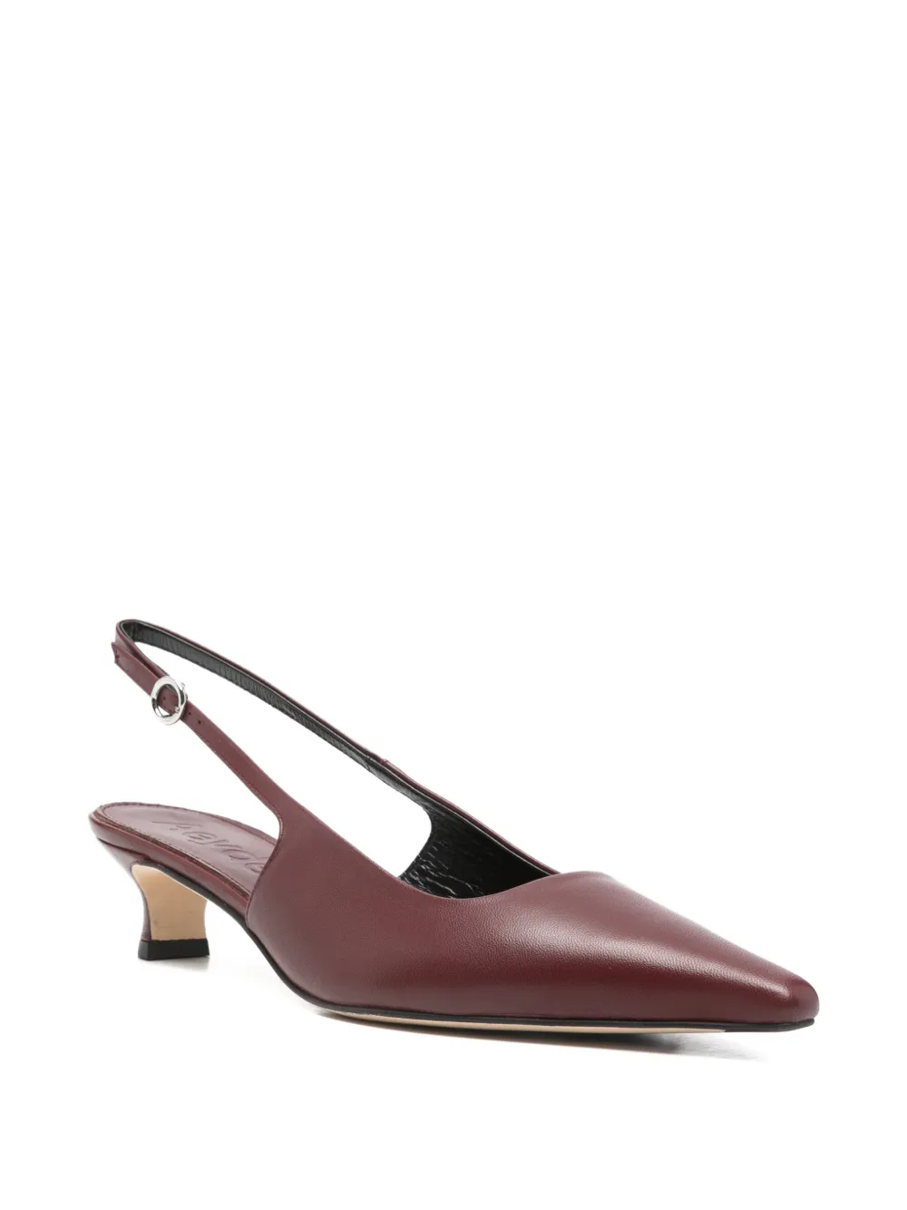 Aeyde Catrina slingback pumps met puntige neus Bruin