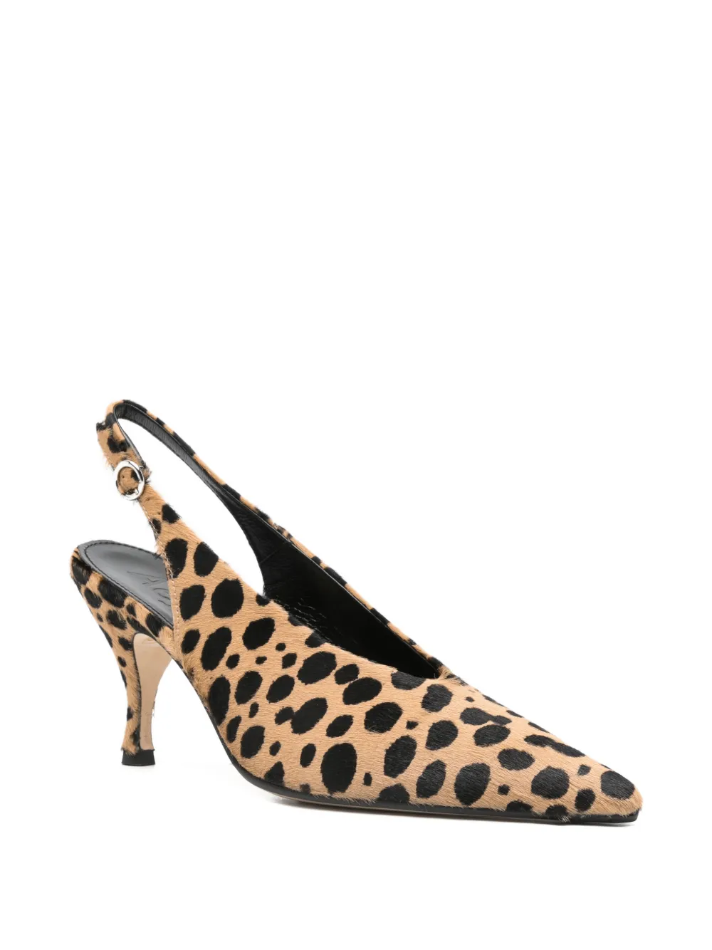 Aeyde Carla pumps met dierenprint Beige