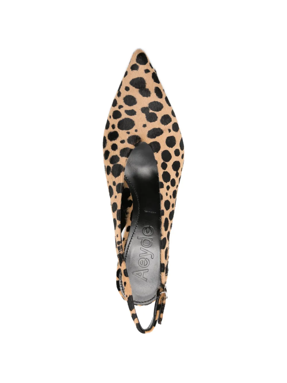 Aeyde Carla pumps met dierenprint Beige
