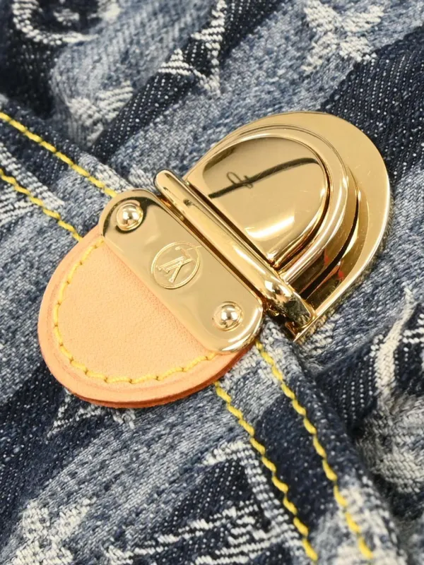 Louis Vuitton Pre-Owned 2006 Mini Pleaty Raye Denim Tote Bag