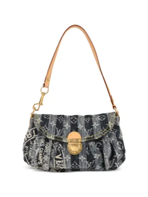 Louis Vuitton Pre-Owned 2006 Mini Pleaty Raye Shoulder Bag | Blue