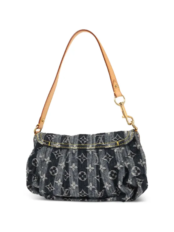 Louis Vuitton Pre-Owned 2006 Mini Pleaty Raye Denim Tote Bag