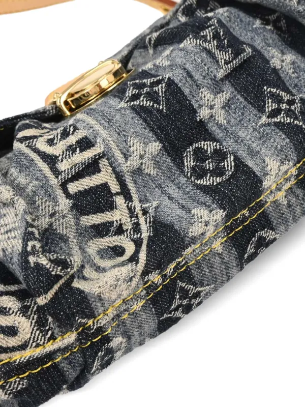Louis Vuitton Pre-Owned 2006 Mini Pleaty Raye Denim Tote Bag