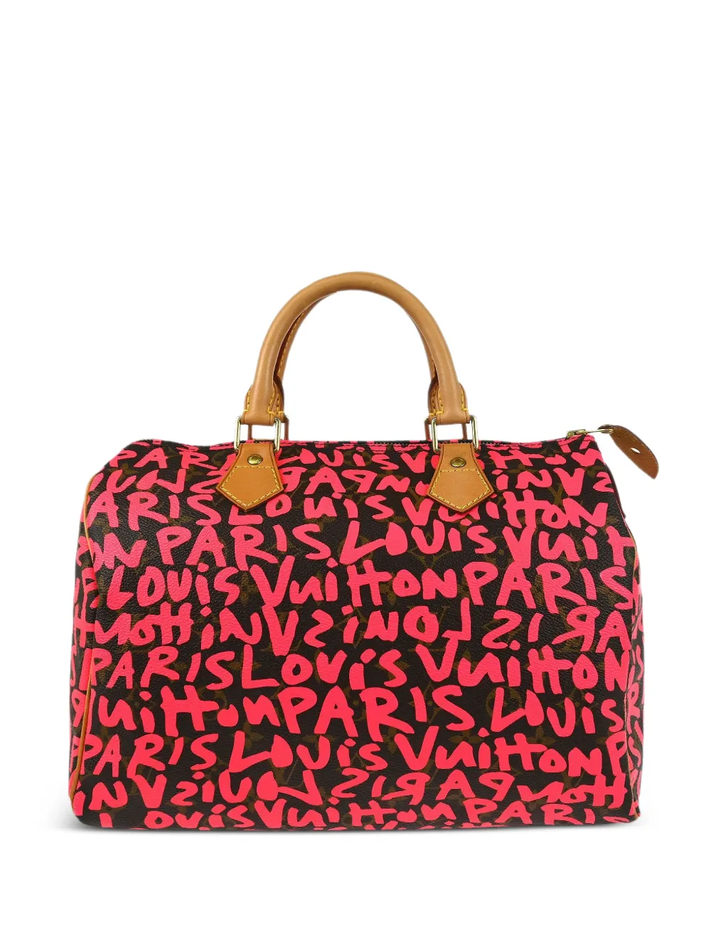 Louis Vuitton Pre-Owned x Stephen Sprouse Borsa tote 30 Speedy Monogram Graffiti 2009 - Marrone