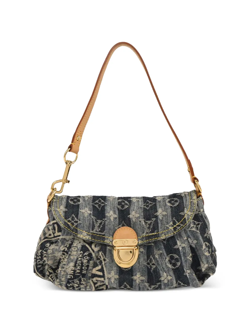 Louis Vuitton Pre-Owned Borsa a spalla Pleaty Raye mini 2006 - Blu