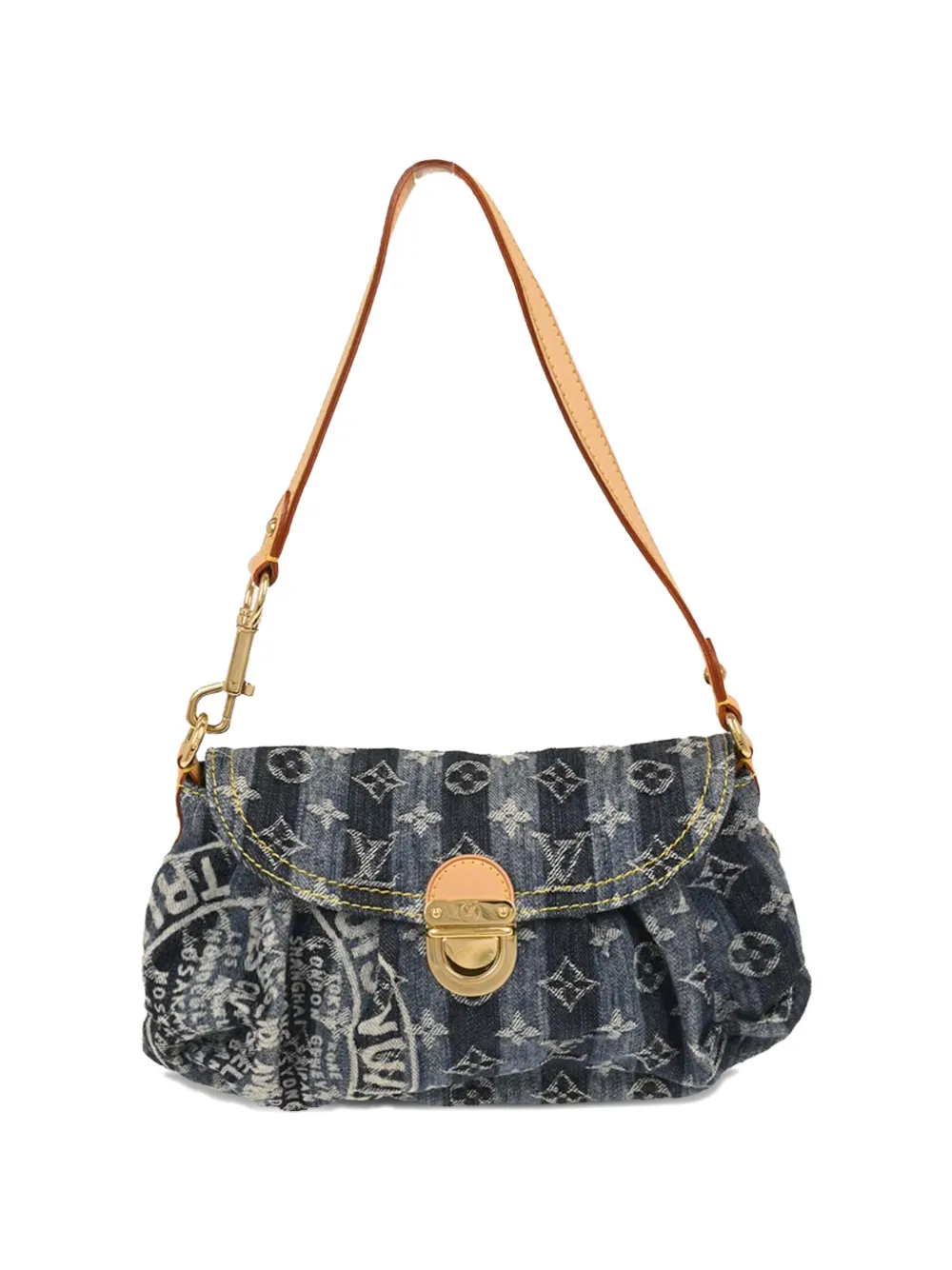 Louis Vuitton Pre-Owned Borsa a spalla Pleaty Raye mini 2006 - Blu