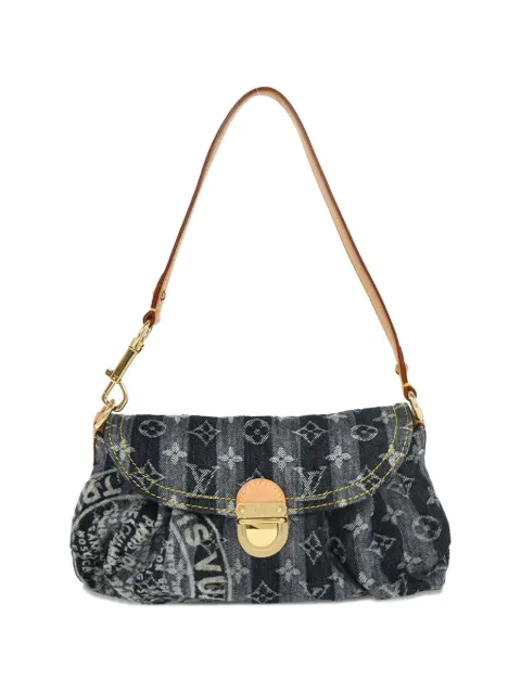 Louis Vuitton Pre-Owned 2006 mini Pleaty Raye Monogram denim shoulder bag
