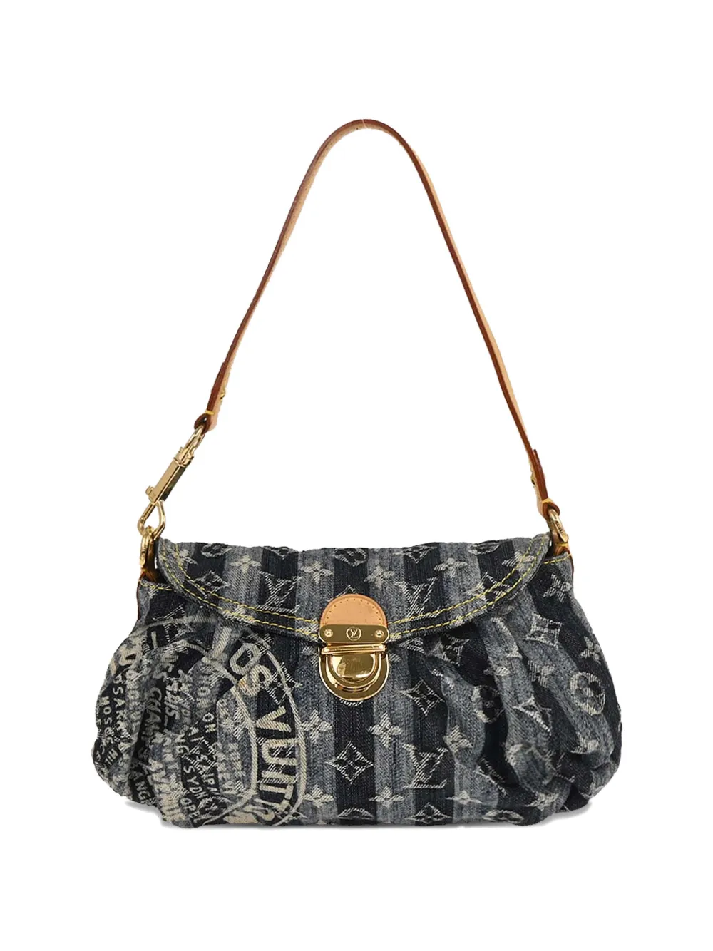 Louis Vuitton Pre-Owned Borsa a spalla Pleaty Raye Monogram mini 2006 - Blu