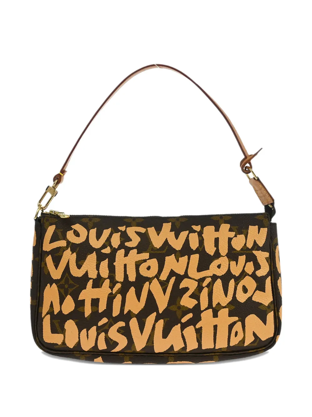 Louis Vuitton Pre-Owned x Stephen Sprouse Borsa a spalla Graffiti Pochette Accessoires 2001 - Marrone