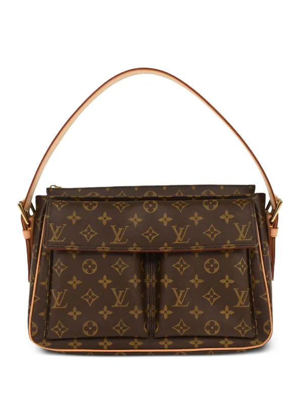 Louis Vuitton Pre-owned 2004 GM Viva Cite Monogram Two-pockets Tote Bag in Brown