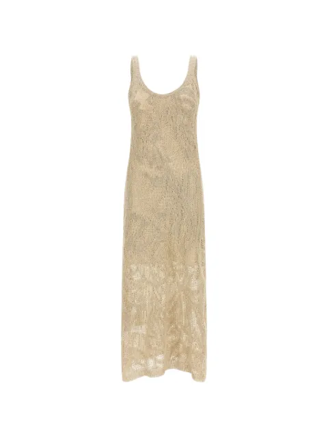 Brunello Cucinelli crochet midi dress