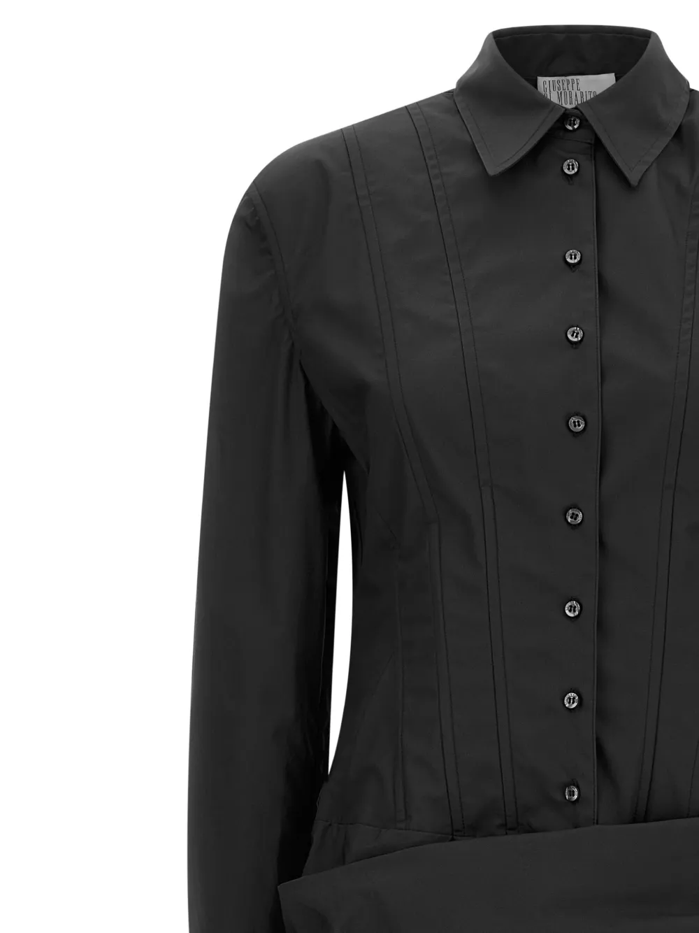  Giuseppe Di Morabito Bustier Draped Mini Dress - Black 