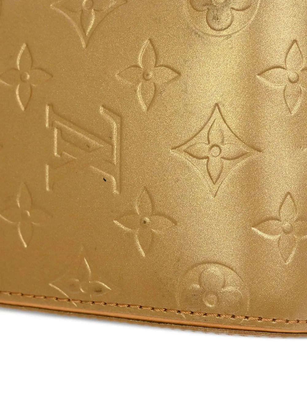 Louis Vuitton Pre-Owned 2003 MM Shelton shopper met monogram-reliëf Bruin