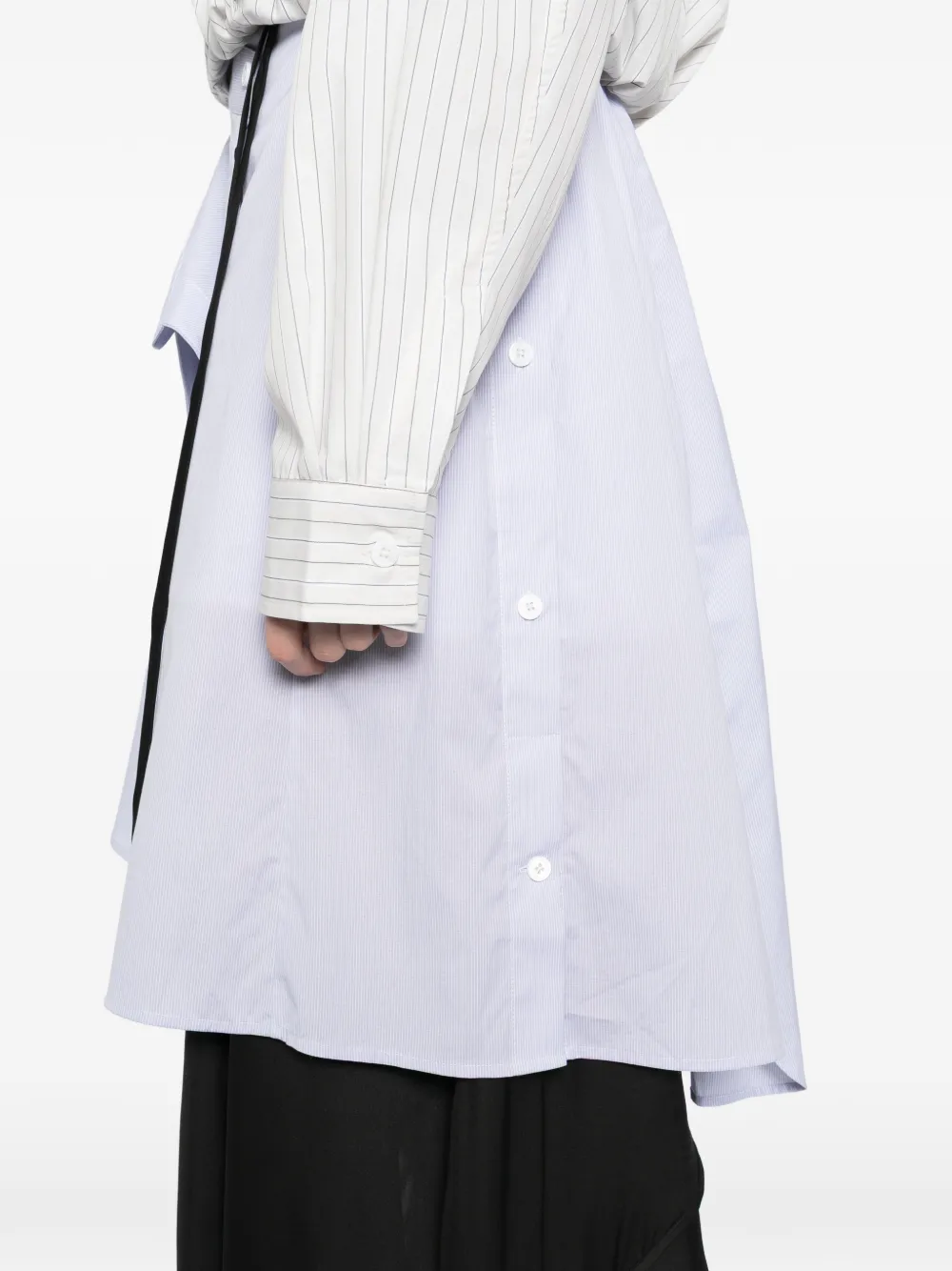 Feng Chen Wang Deconstruction wikkelrok Blauw