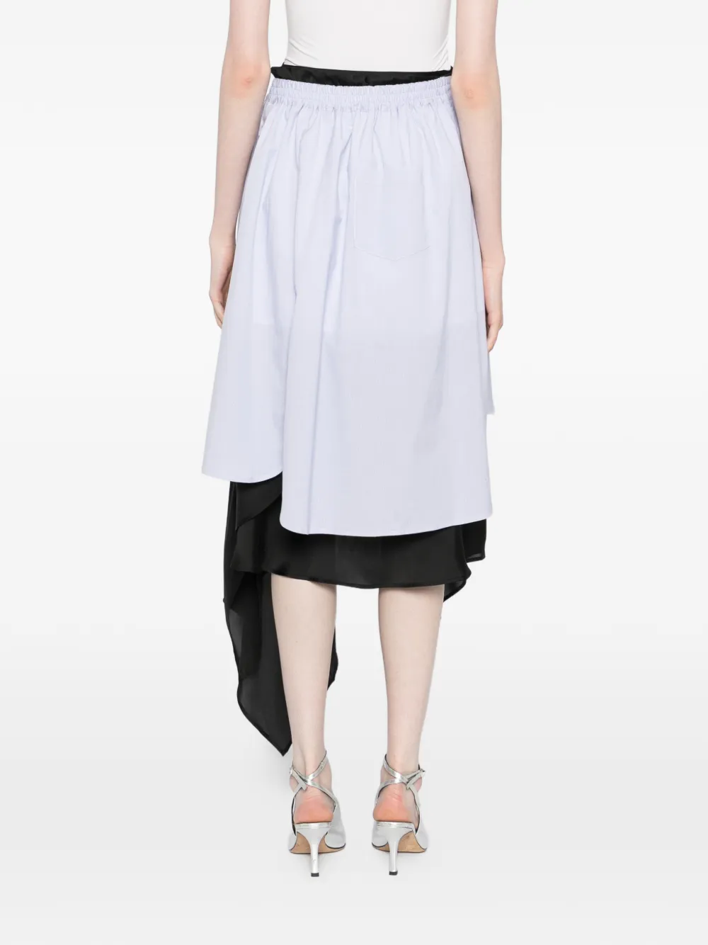 Feng Chen Wang Deconstruction wikkelrok Blauw