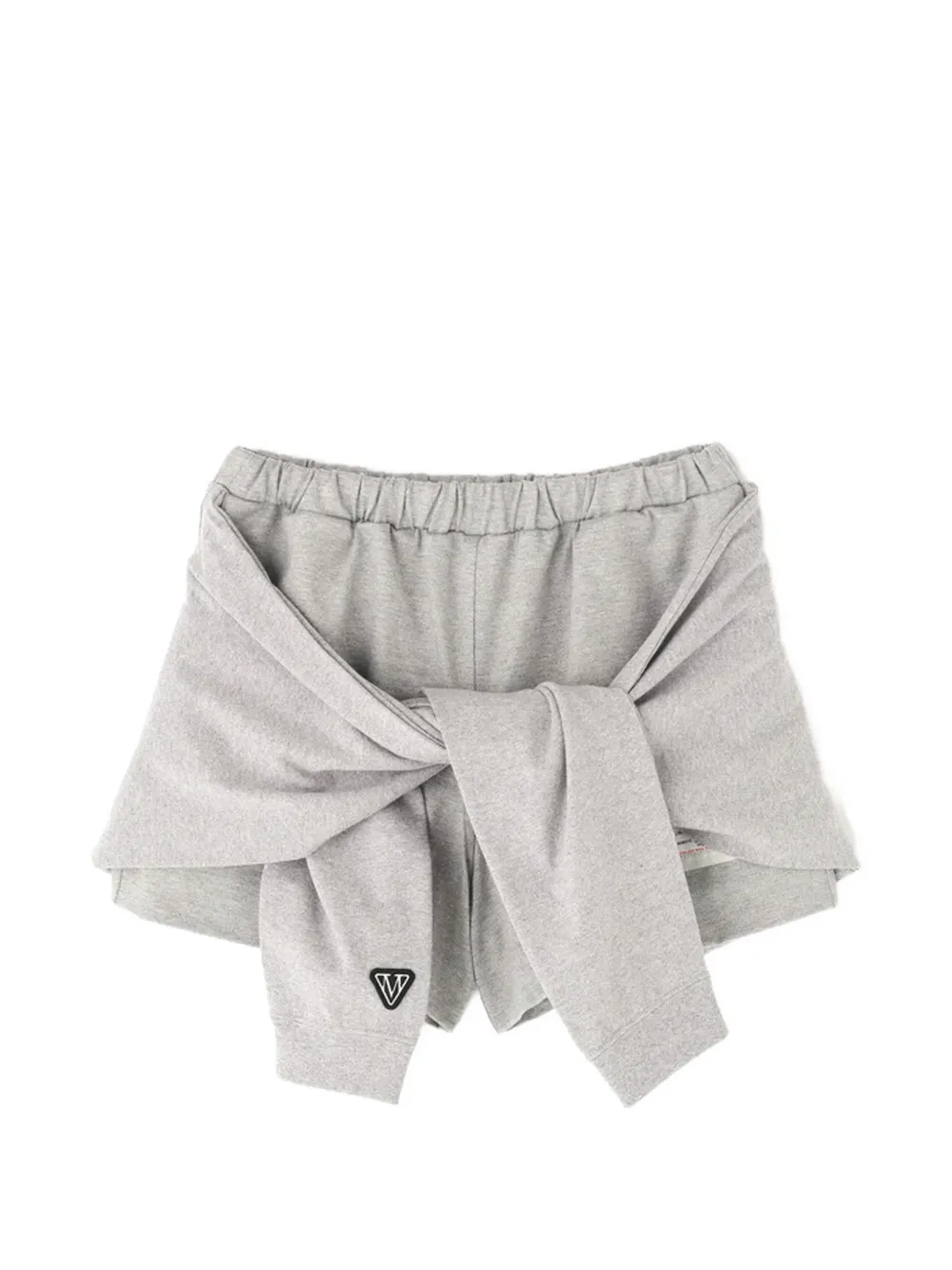 Maison MIHARA YASUHIRO tie-fastening shorts - Grau