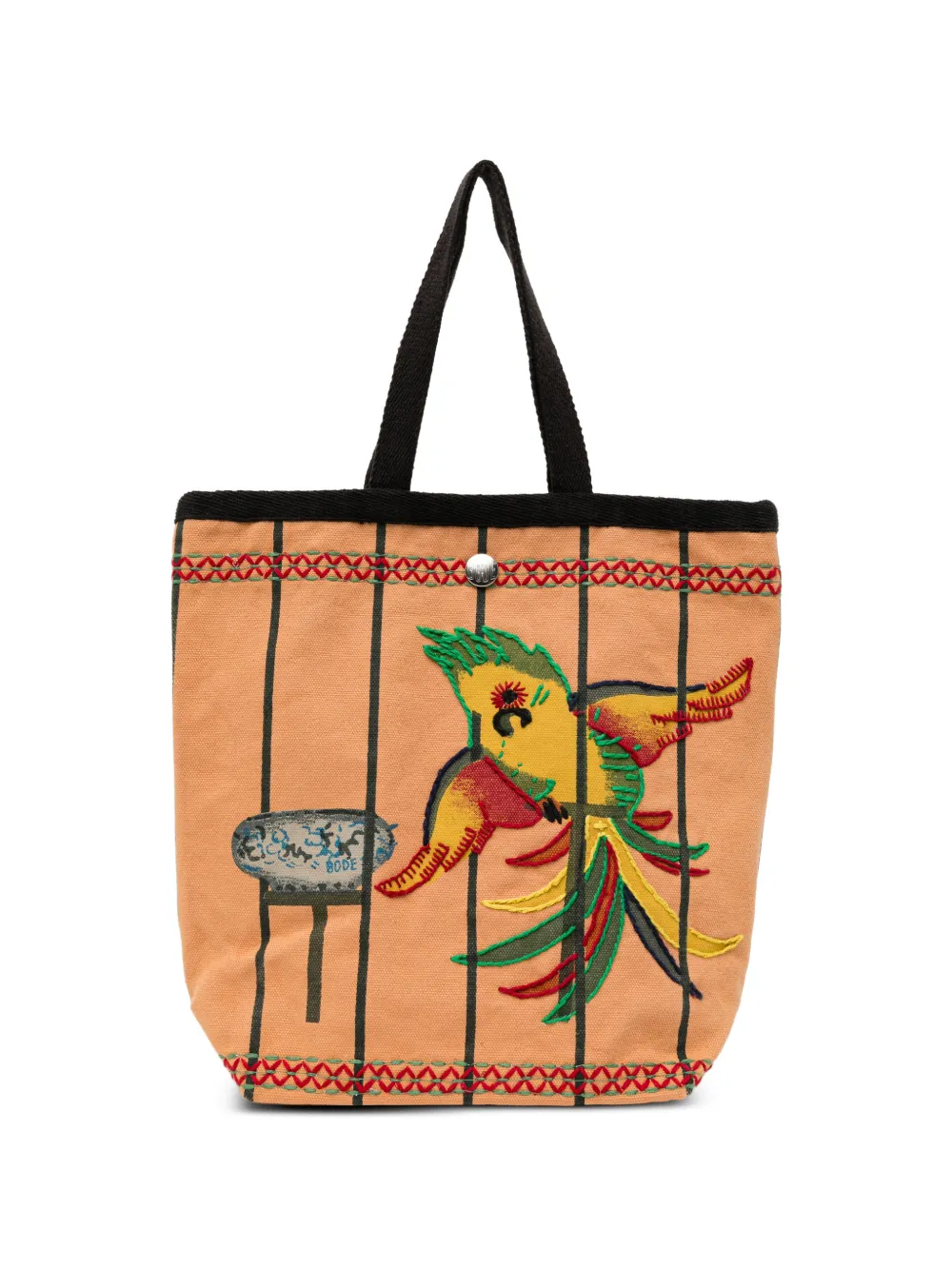 BODE small Cockatoo tote bag - Arancione