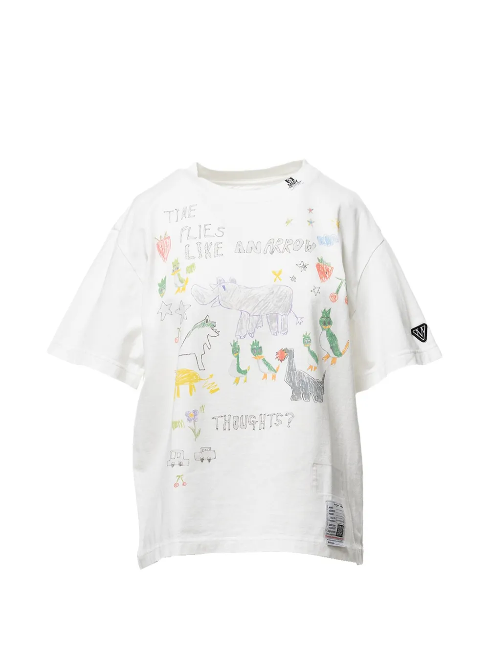 Maison MIHARA YASUHIRO illustration-print T-shirt - Bianco