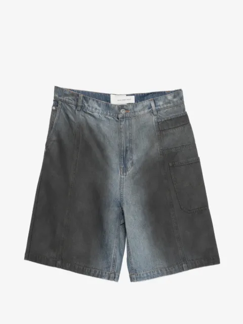 Feng Chen Wang short Indigo en jean