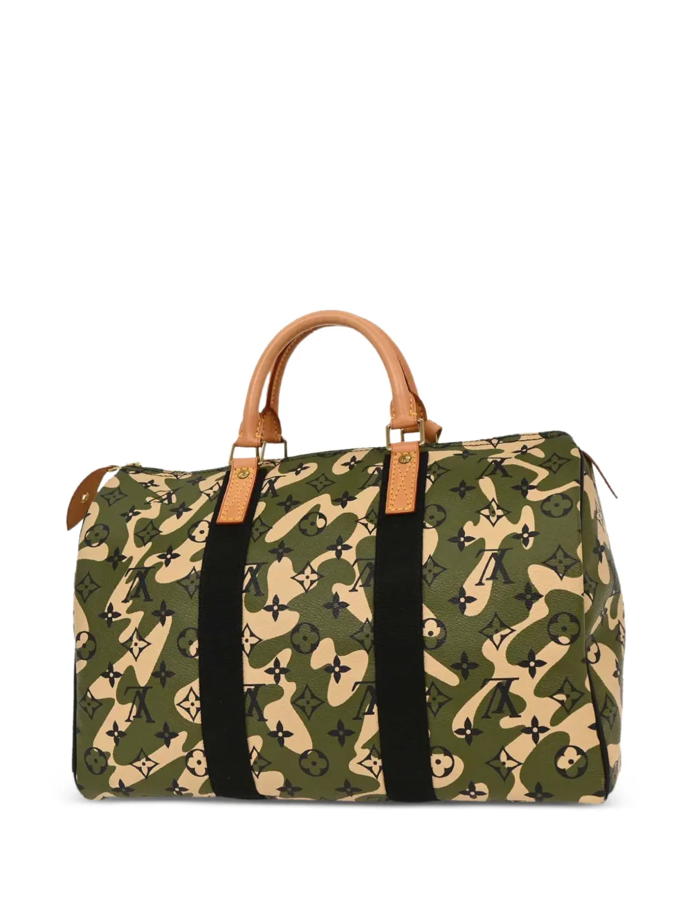  Louis Vuitton Pre-owned 2008 35 Speedy Monogram-canvas Tote Bag - Green 
