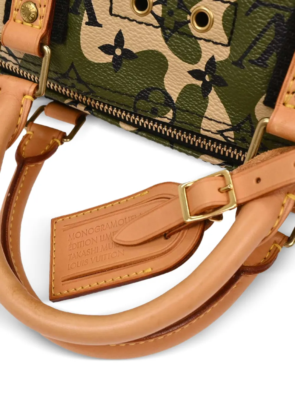 Louis Vuitton Pre-Owned 2008 35 Speedy canvas shopper met monogram Groen
