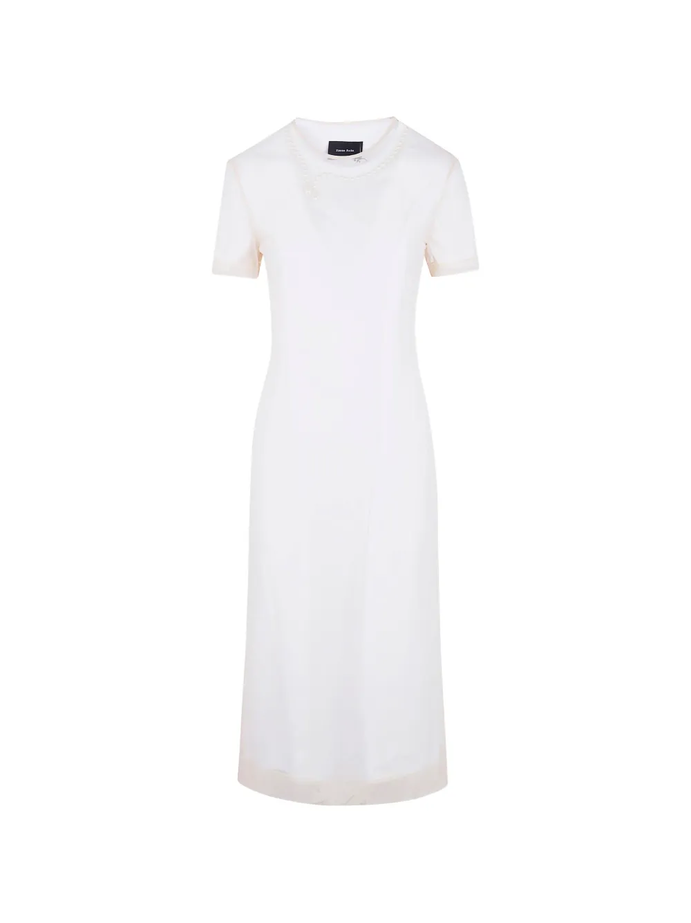 Simone Rocha pearl-embellishment dress - Bianco