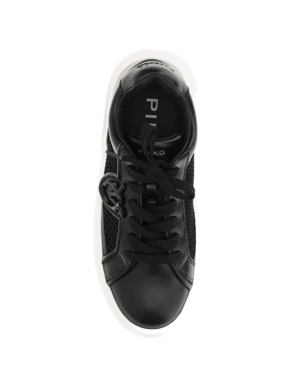 PINKO Sneakers met plateauzool en logo-applicatie Zwart