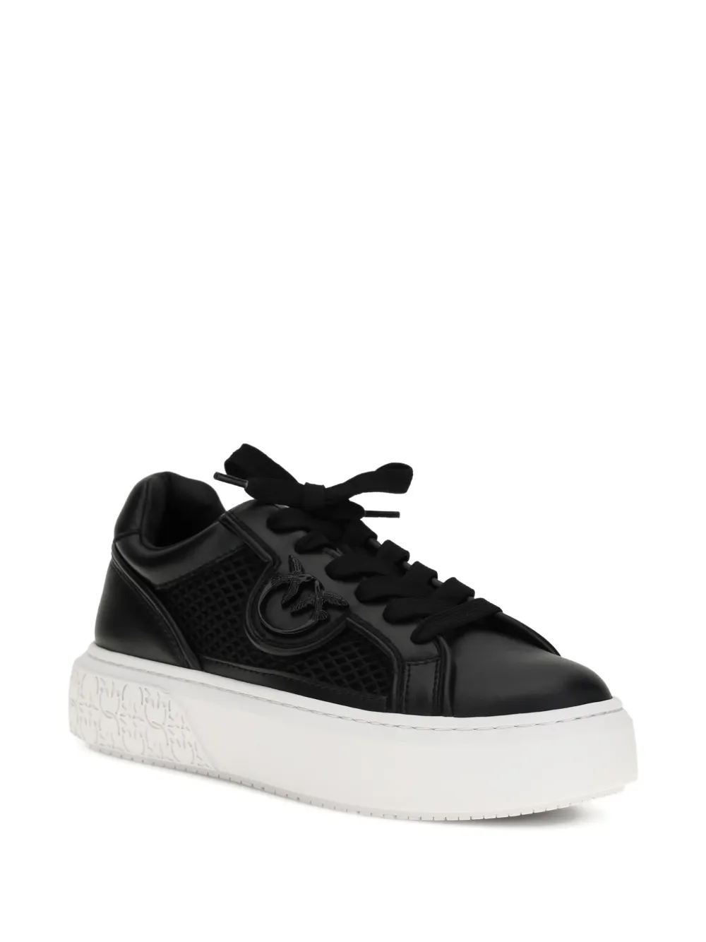 PINKO Sneakers met plateauzool en logo-applicatie Zwart