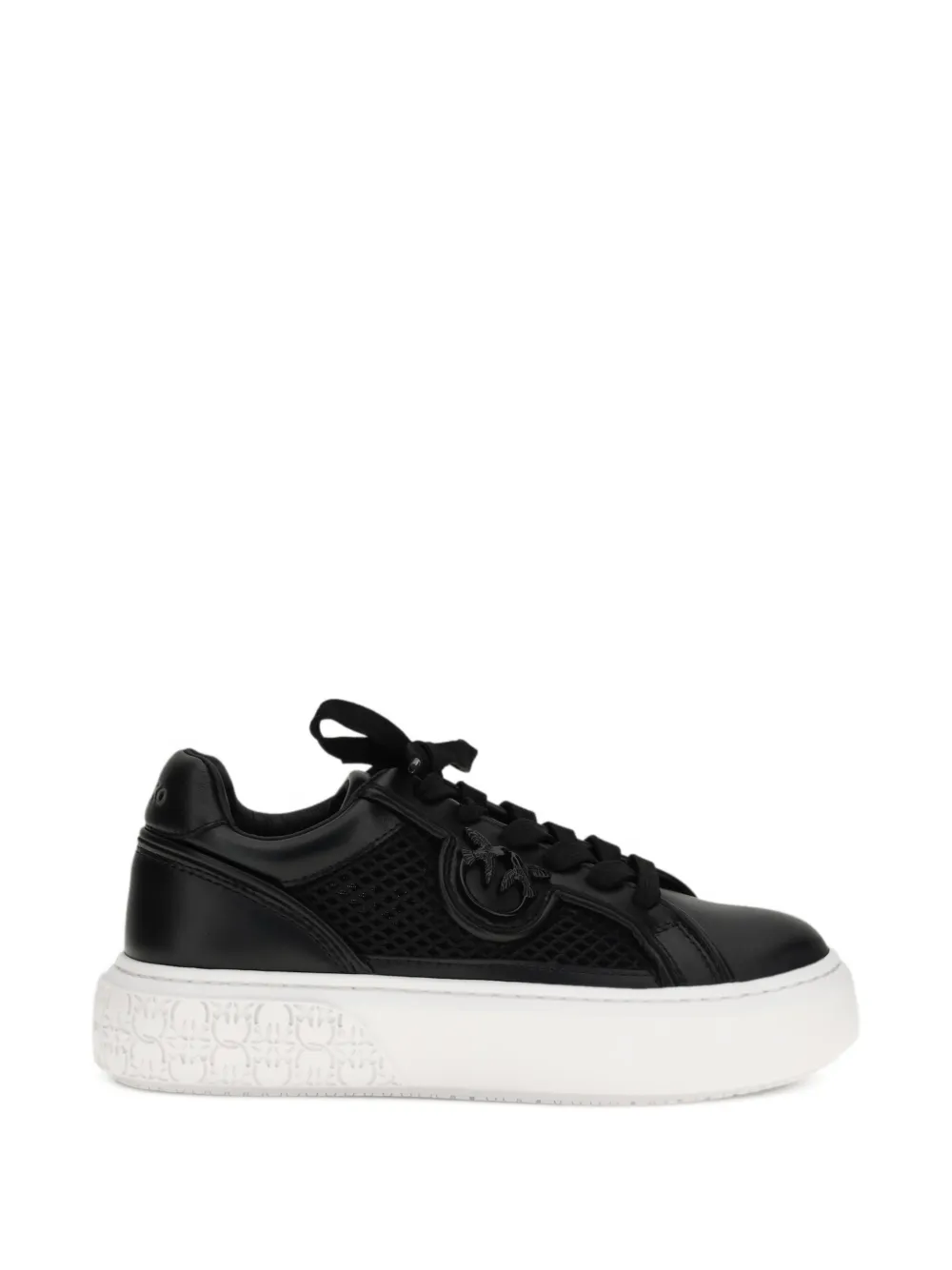 PINKO Sneakers met plateauzool en logo-applicatie Zwart
